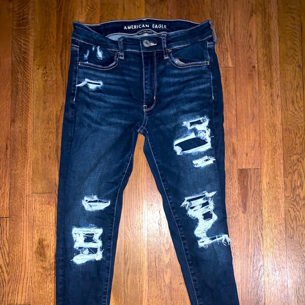 COPY - American Eagle high rise Jean crop size 6 womens